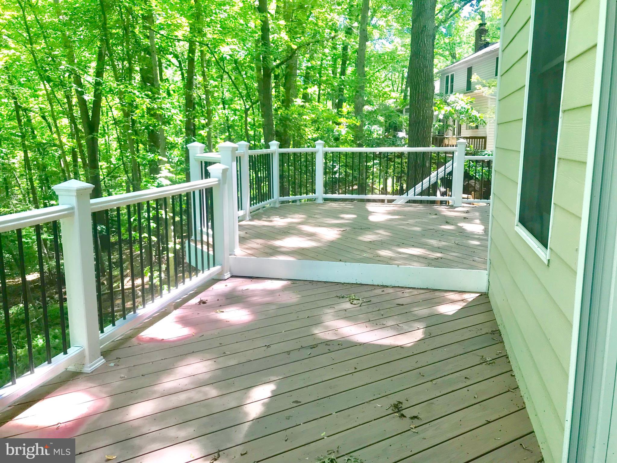 1941 Barton Hill Road Reston, VA 20191 - Photo 36 of 38 Spacious upper level deck off of the family room