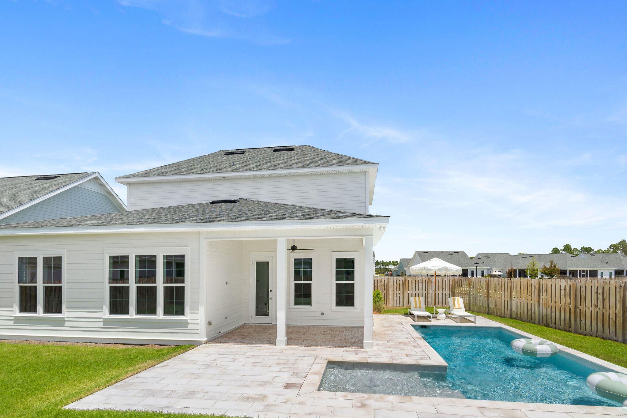 11 Bunting Ln Inlet Beach Inlet Beach, FL 32461 - Photo 52 of 70 a front view of a house with a yard