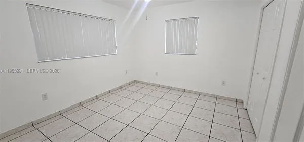 a view of an empty room