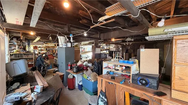 a view of storage and utility room