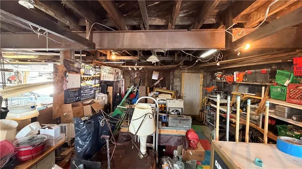 a view of gym equipment in a room