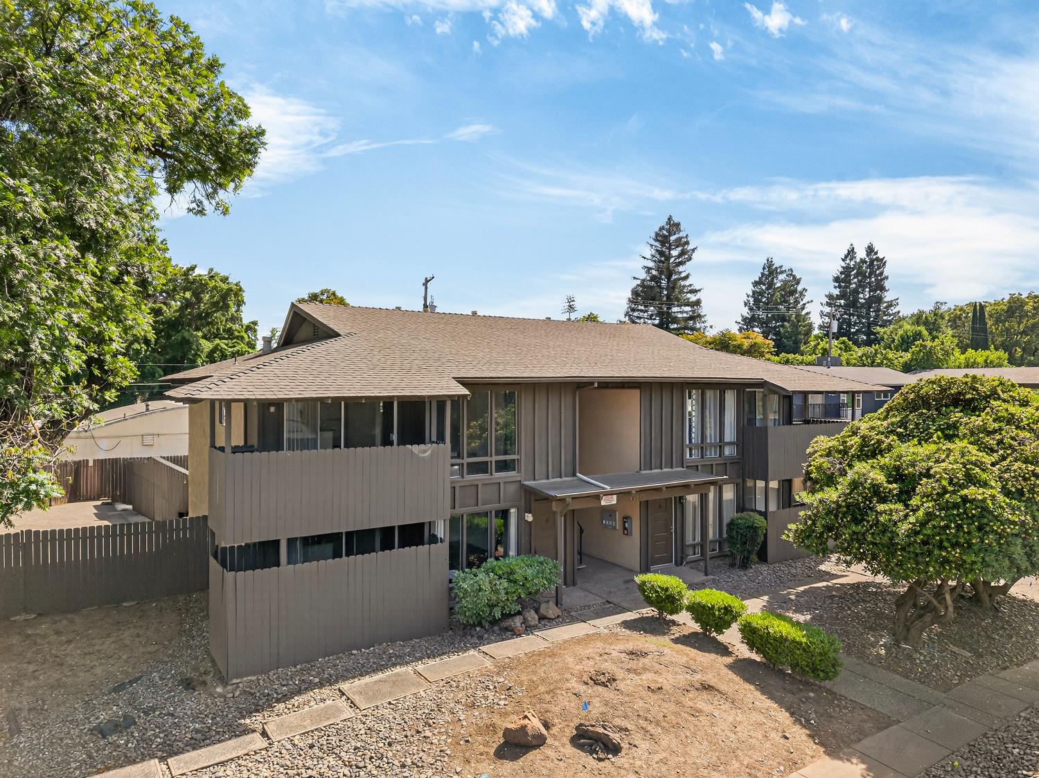 615 Rancheria Drive Chico, CA 95926 - Photo 3 of 80 a front view of a house with a garden