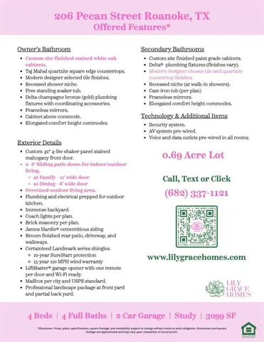 $1,450,000 | 208 Pecan Street, Roanoke, TX 76262