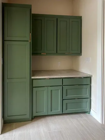a close view of wooden cabinets