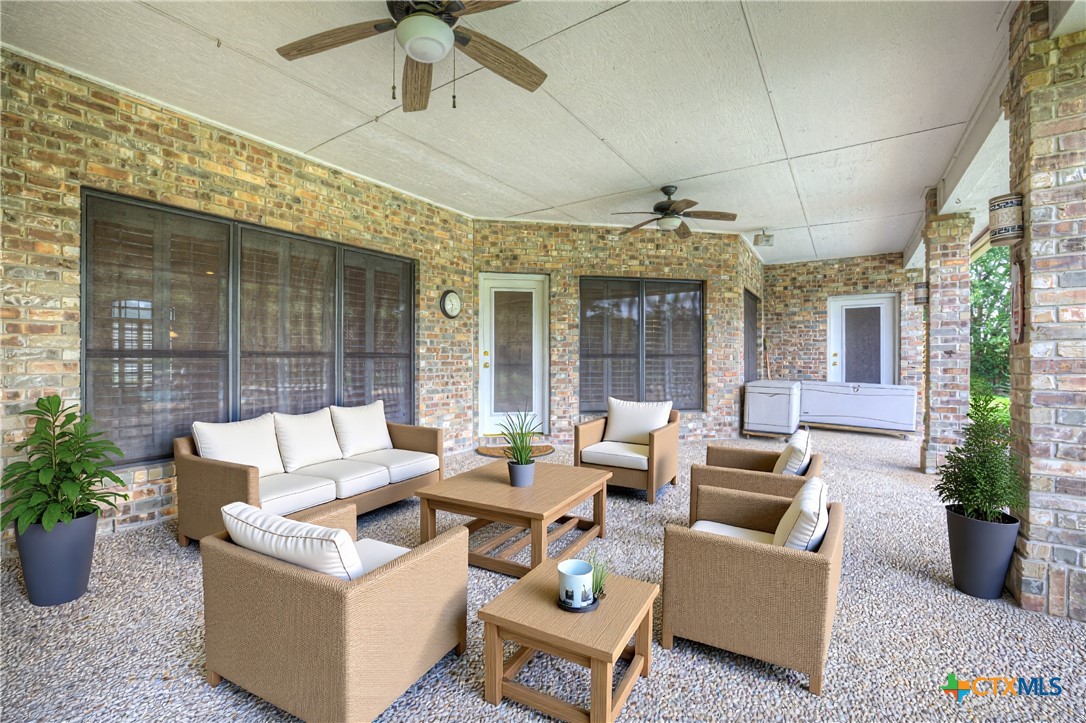 8472 Rolling Acres Trail Fair Oaks Ranch, TX 78015 - Photo 25 of 37 Virtually Staged Back Patio