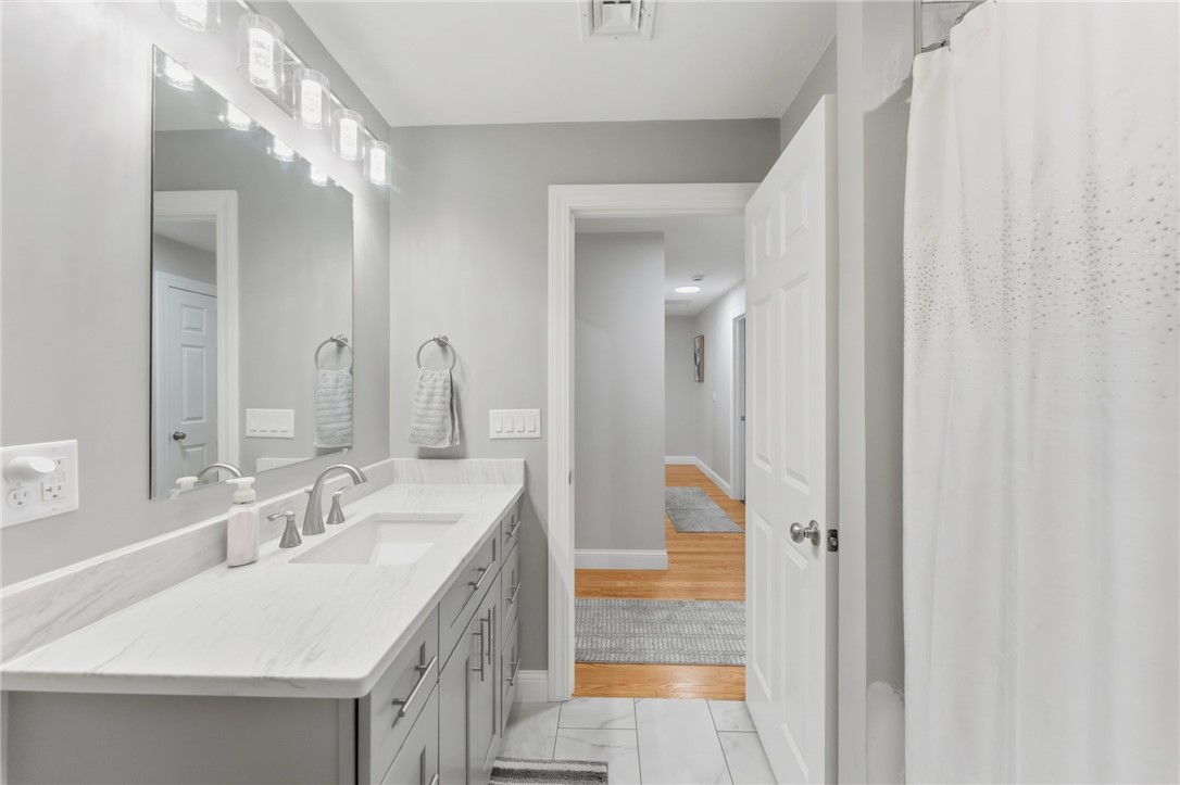 1504 Hunting Hill Drive Cumberland, RI 02864 - Photo 27 of 45 Guest Bathroom on bedroom level