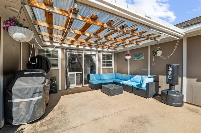 a bathroom with a double vanity sink mirror and shower
