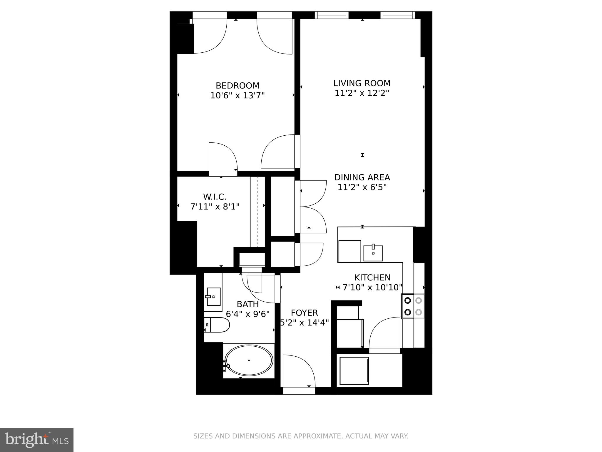 616 E Street Northwest, Unit 810 Washington, DC 20004 - Photo 15 of 15 a picture of a bench in front of a wall