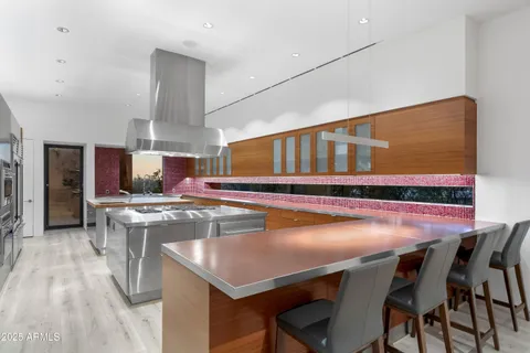 a spacious bathroom with a shower and a sink