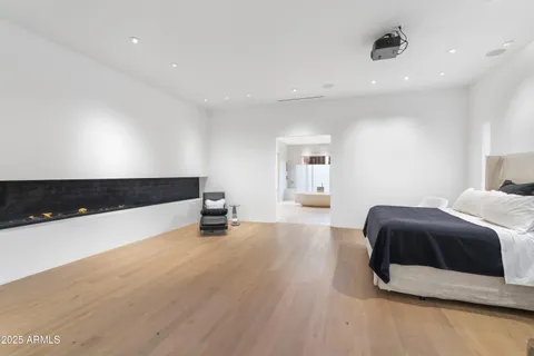 a view of a terrace with sky view