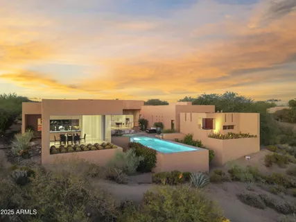 a view of a lake with a mountain