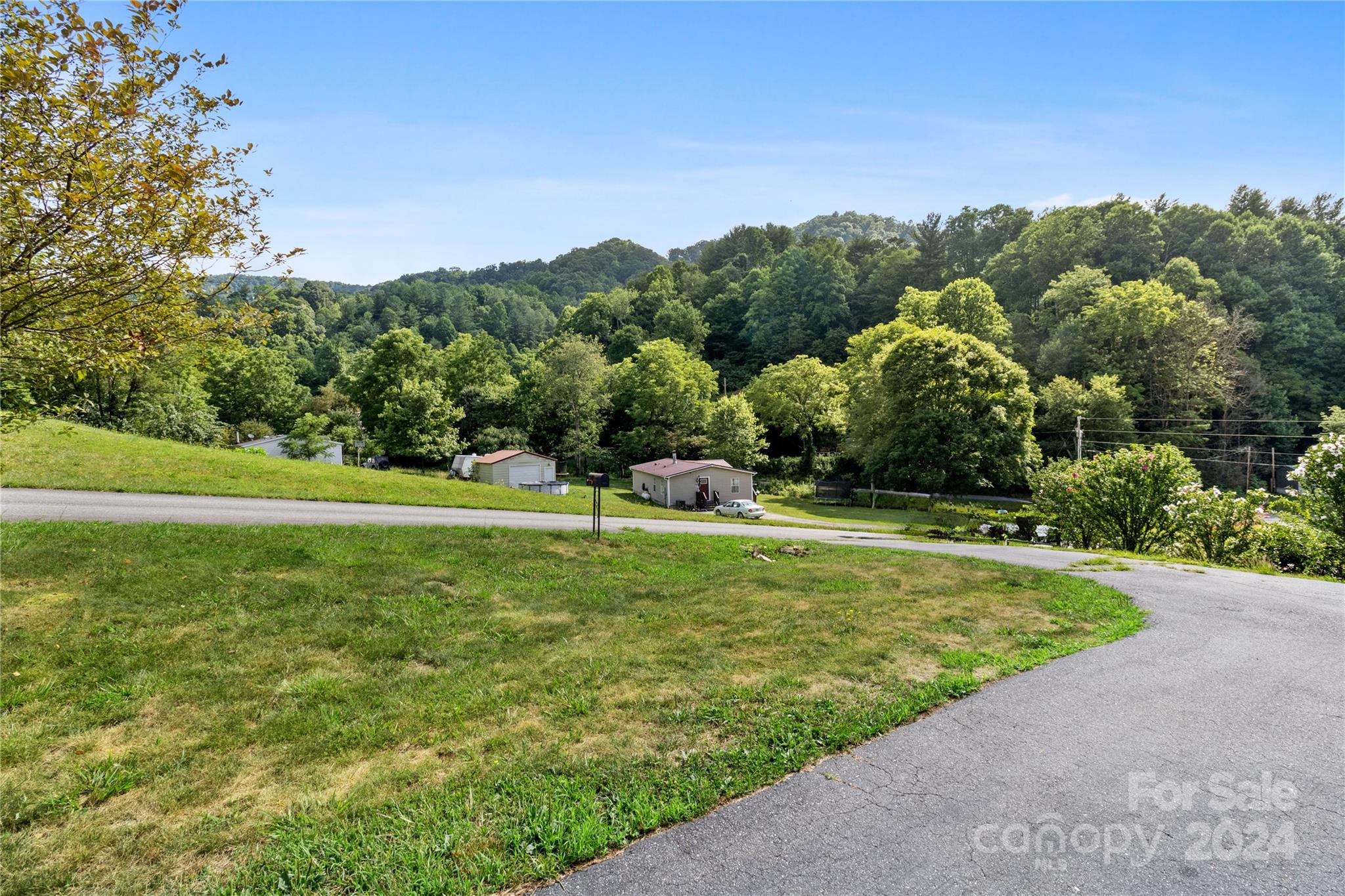 65 Fraser Hill Drive Mars Hill, NC 28754 - Photo 5 of 39 a view of a golf course with a lake