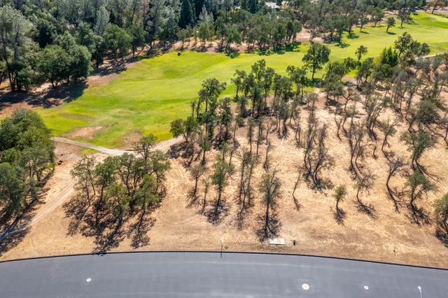 a view of swimming pool from a yard