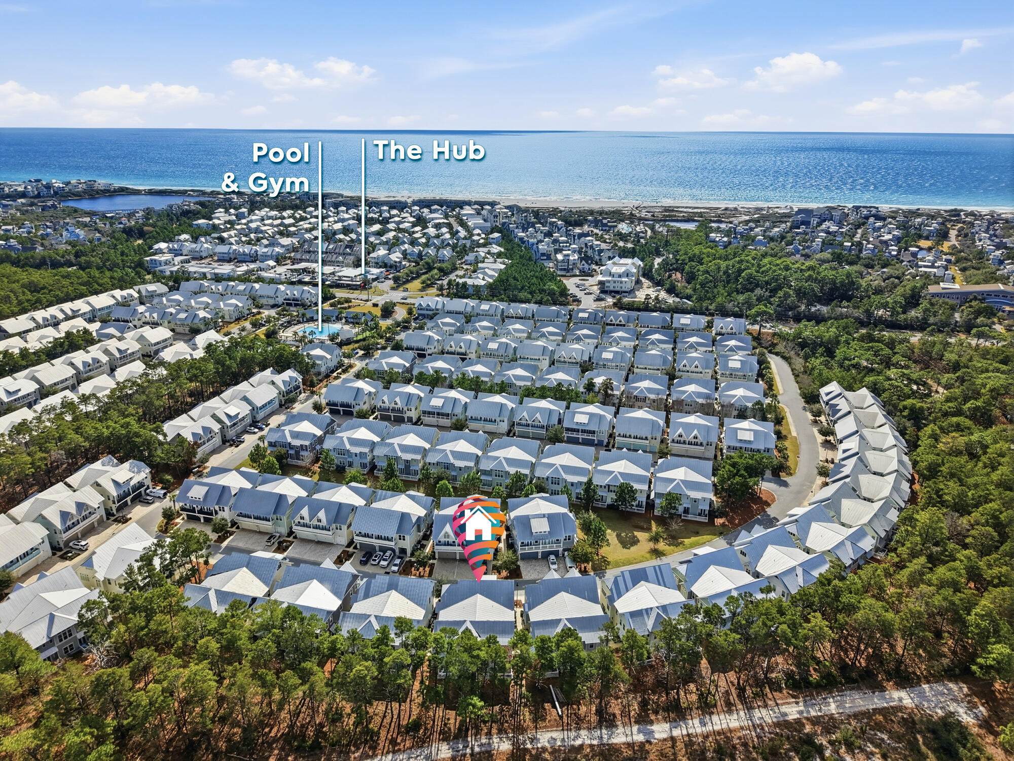 279 Milestone Dr Inlet Beach, Unit A Inlet Beach, FL 32461 - Photo 42 of 47 279_milestone_dr_unit_a_drone-awp_media-