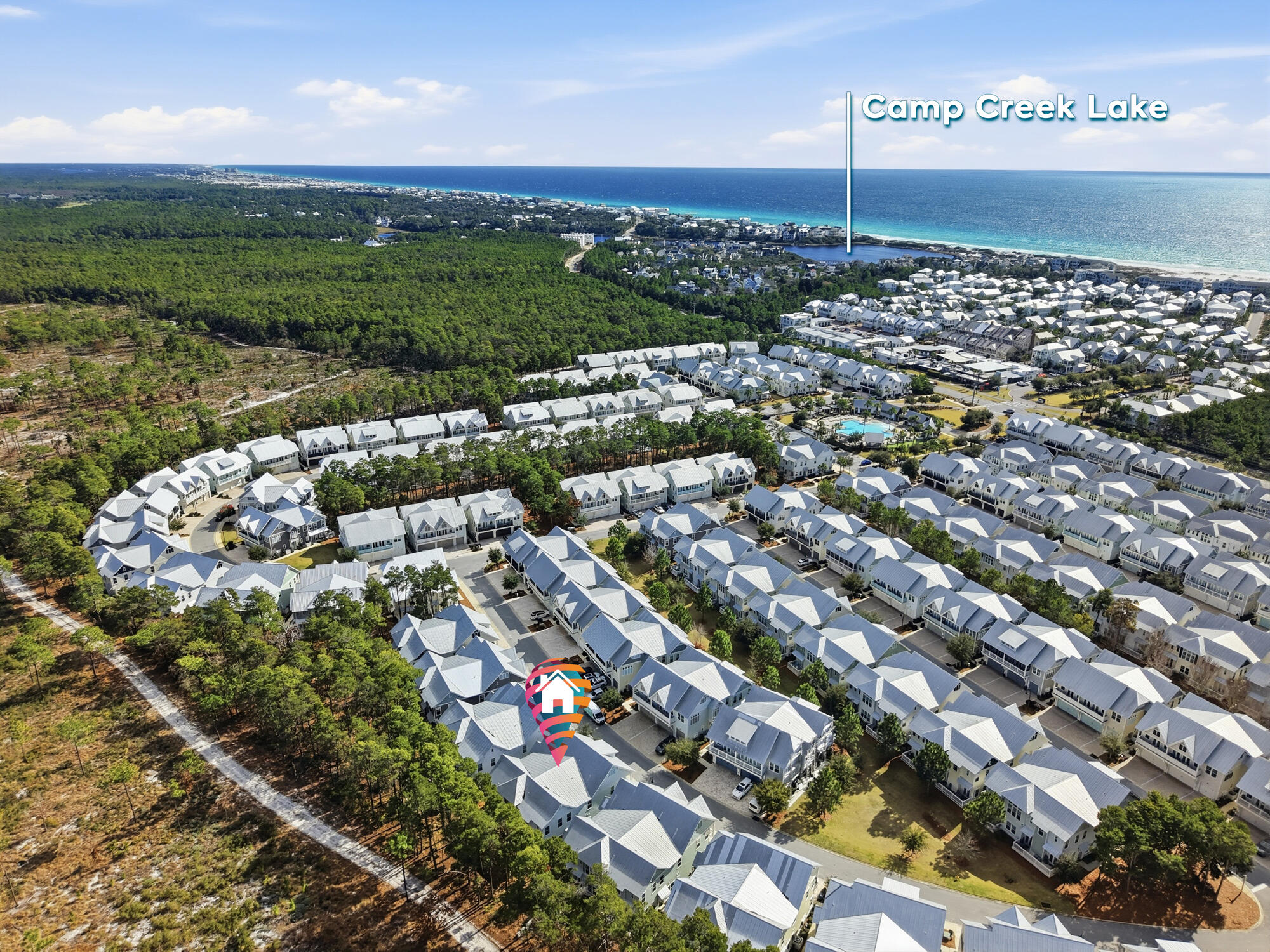 279 Milestone Dr Inlet Beach, Unit A Inlet Beach, FL 32461 - Photo 44 of 47 279_milestone_dr_unit_a_drone-awp_media-