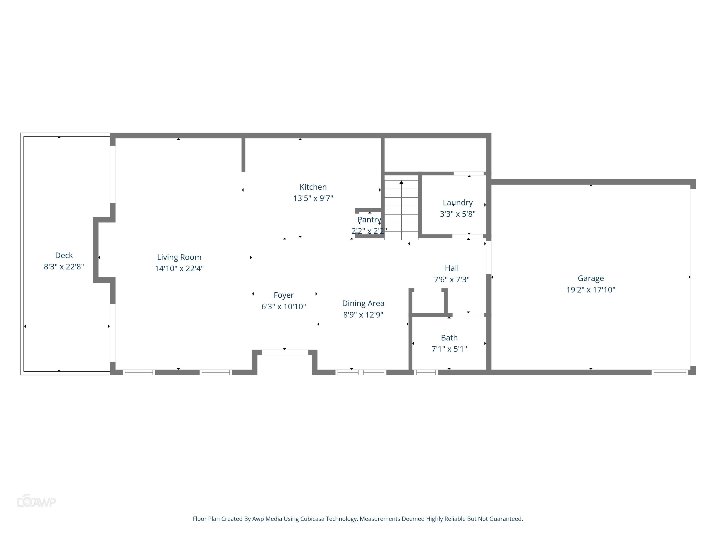 279 Milestone Dr Inlet Beach, Unit A Inlet Beach, FL 32461 - Photo 46 of 47 First Floor Floorplan