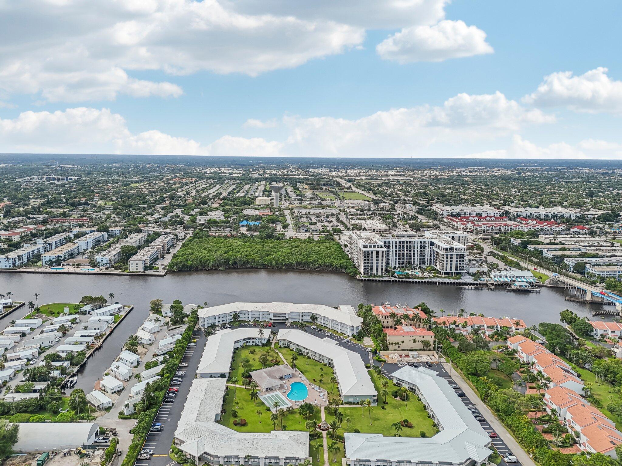 5540 North Ocean Boulevard, Unit 212 Ocean Ridge, FL 33435 - Photo 30 of 41 an aerial view of a city