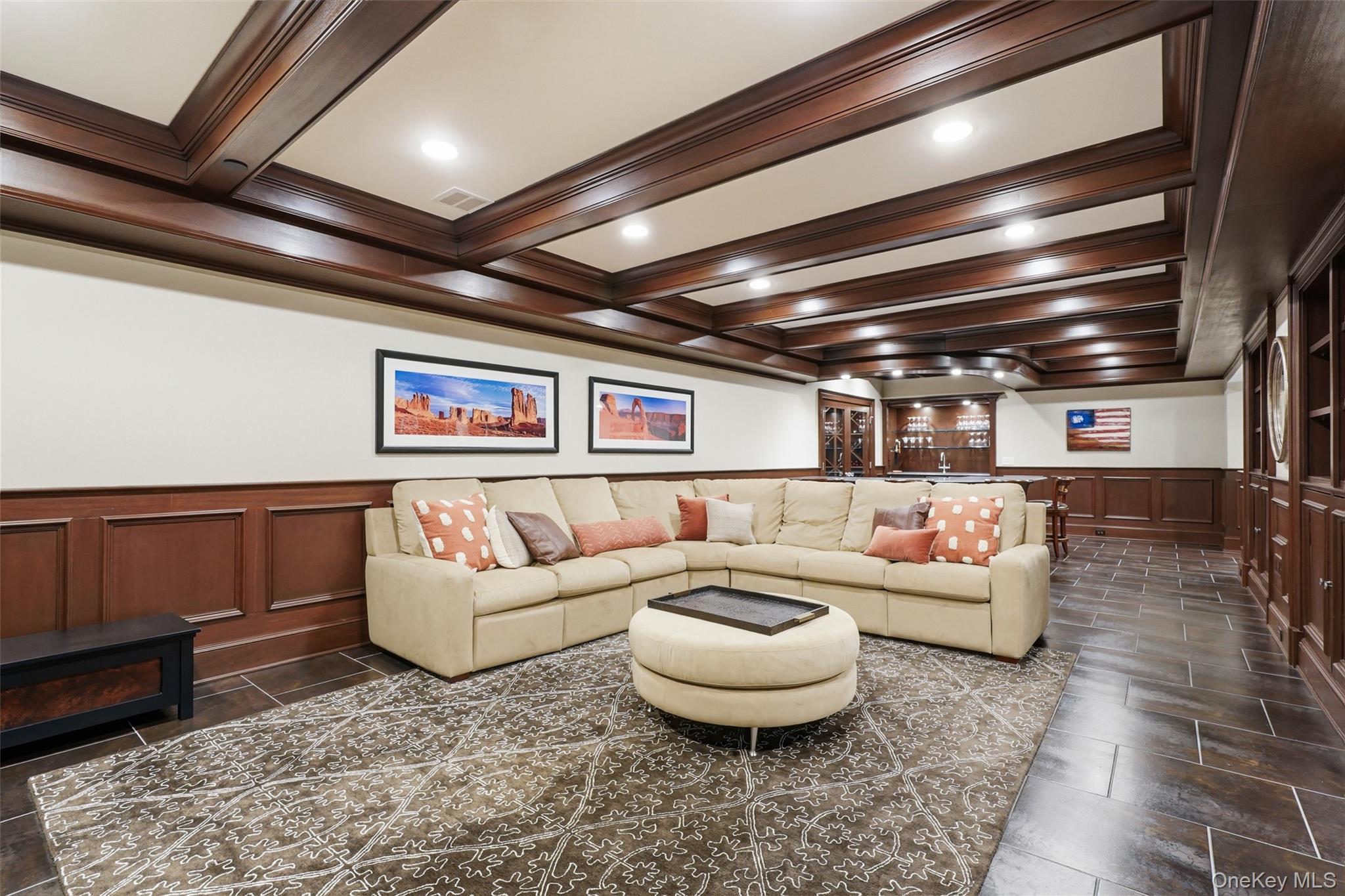 26 Hollow Ridge Road Bedford Corners, NY 10549 - Photo 33 of 39 a living room with furniture and a rug