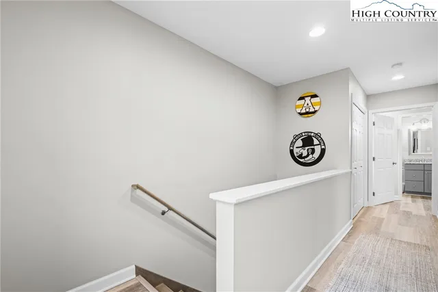 a view of a storage & utility room with a window