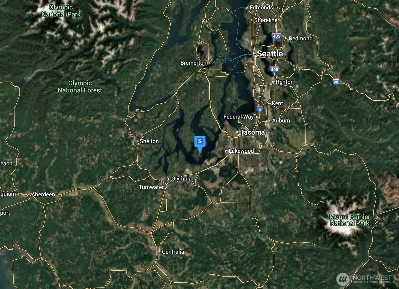 11507 Lake Josephine Avenue Anderson Island, WA 98303 - Photo 4 of 5 a view of a plant in a garden