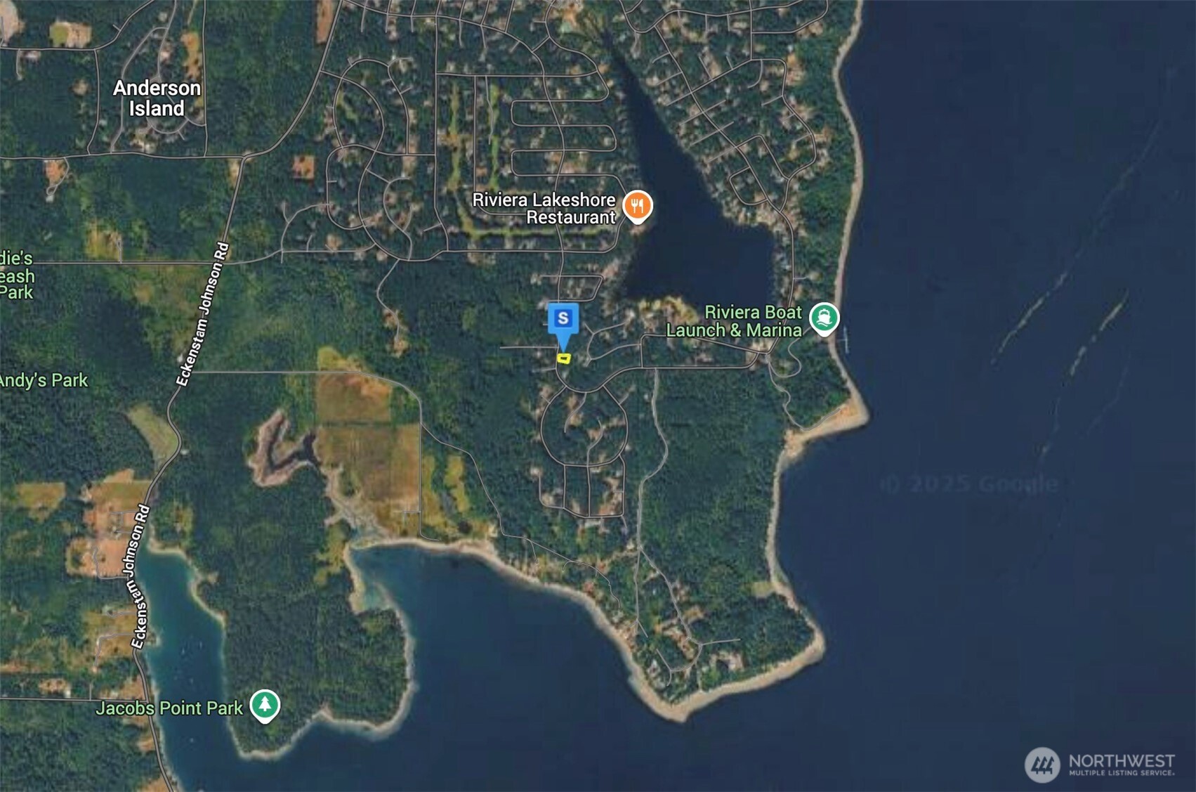 11507 Lake Josephine Avenue Anderson Island, WA 98303 - Photo 5 of 5 an aerial view of a house