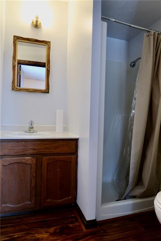 45 Plummer McCullough Road Mercer, PA 16137 - Photo 20 of 50 a bathroom with a sink and a mirror