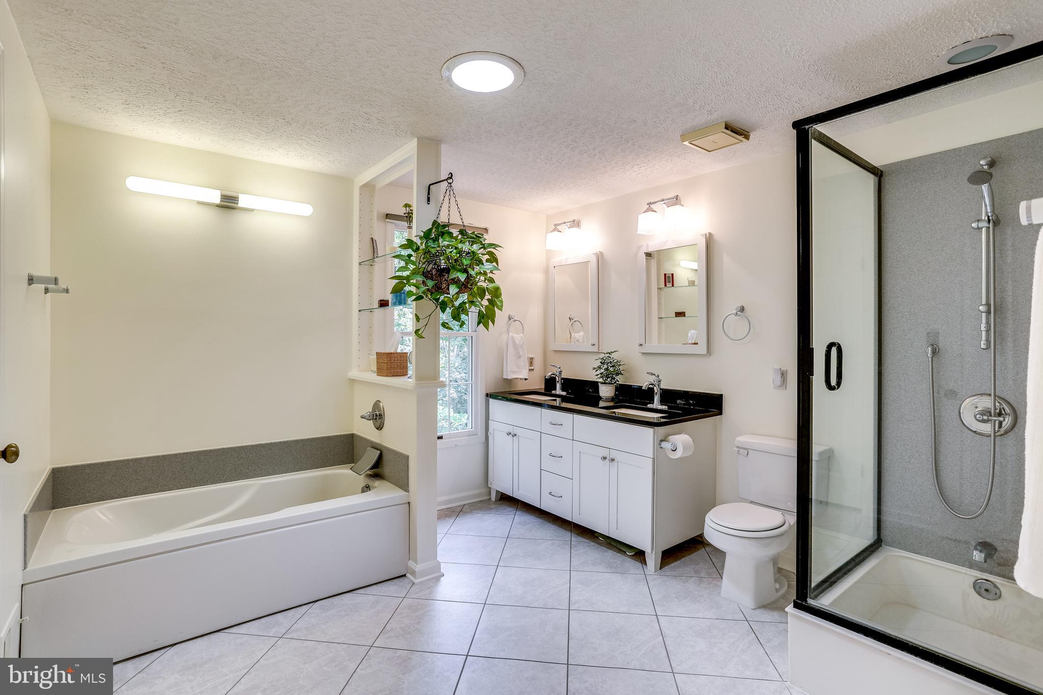 1395 Concord Point Lane Reston, VA 20194 - Photo 18 of 68 Jetted soaking tub, large Corian shower