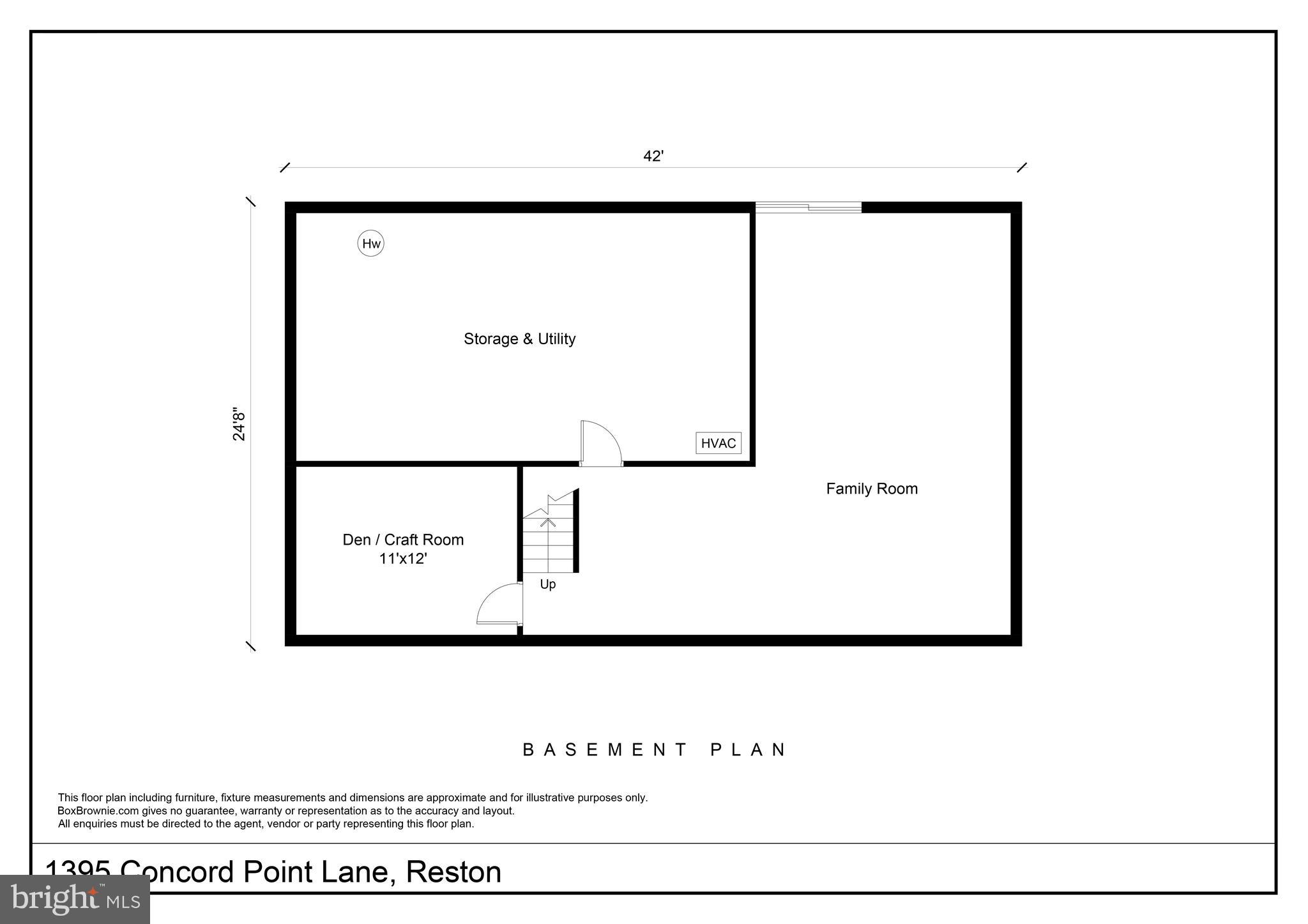 1395 Concord Point Lane Reston, VA 20194 - Photo 68 of 68 Lower level floor plan