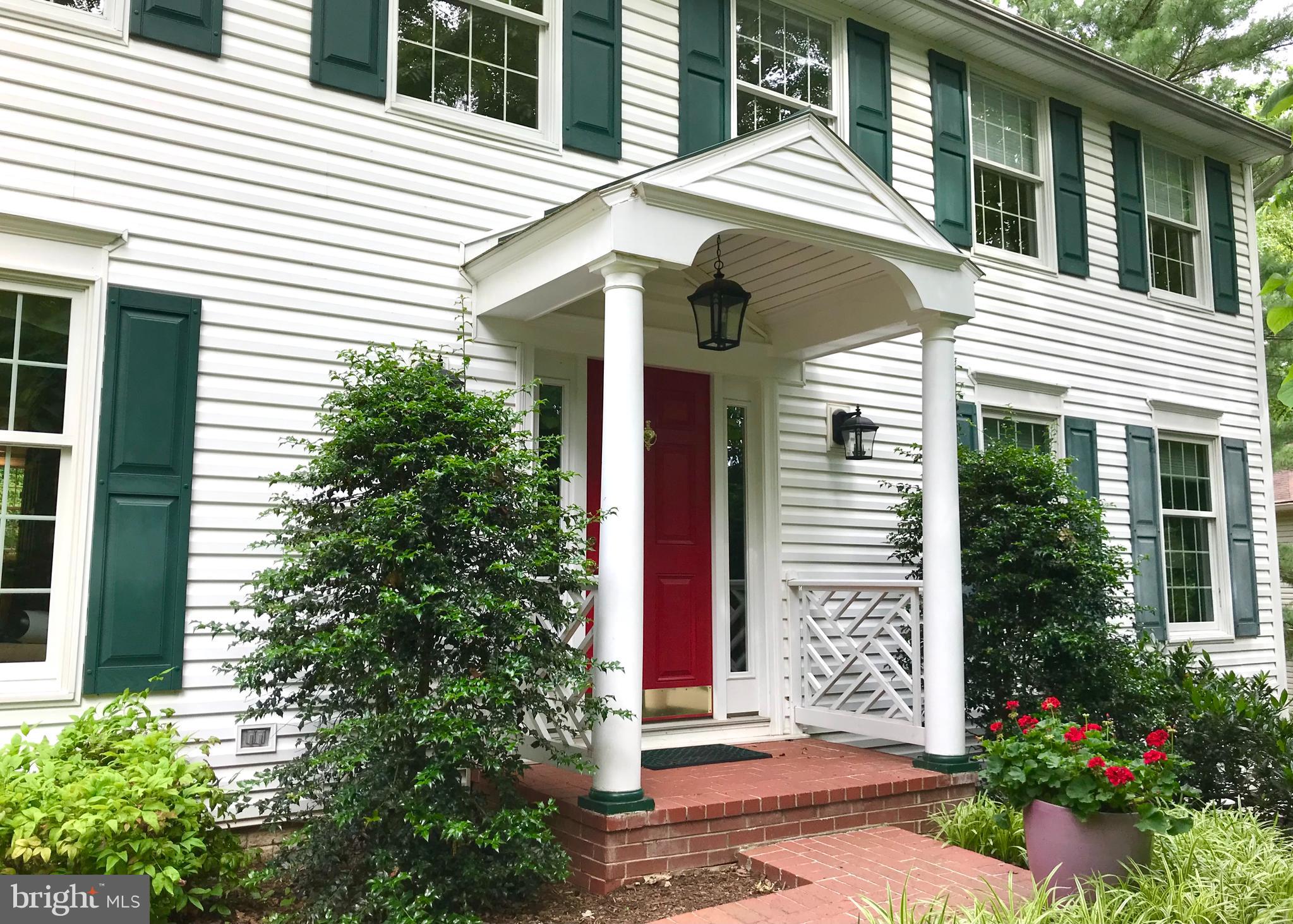 1395 Concord Point Lane Reston, VA 20194 - Photo 4 of 68 Custom portico with brick stoop and metal roof