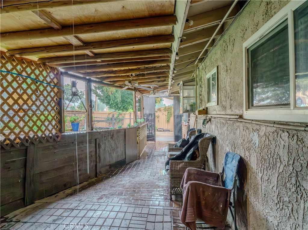 9413 Garfield Street Riverside, CA 92503 - Photo 27 of 33 a view of a storage with an outdoor space
