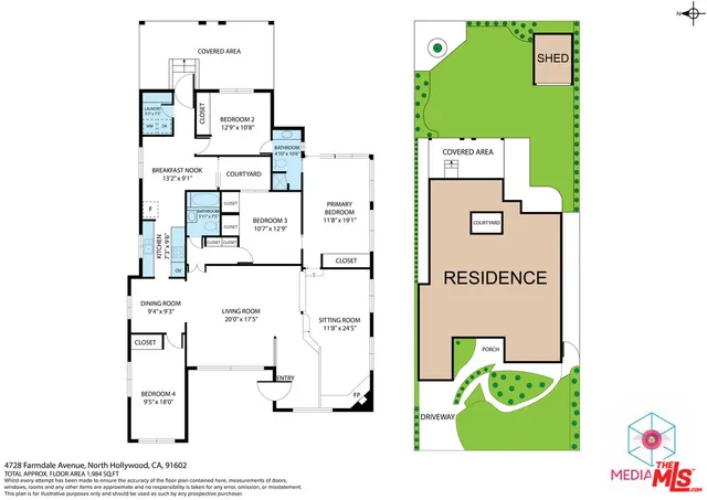 $1,499,995 | 4728 Farmdale Avenue, Valley Village, CA 91602