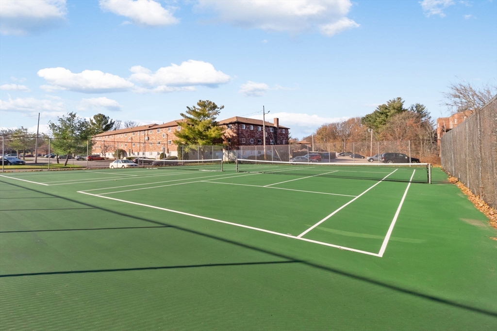 15 Westgate Road, Unit 6 Chestnut Hill, MA 02467 - Photo 17 of 20 a view of a tennis court
