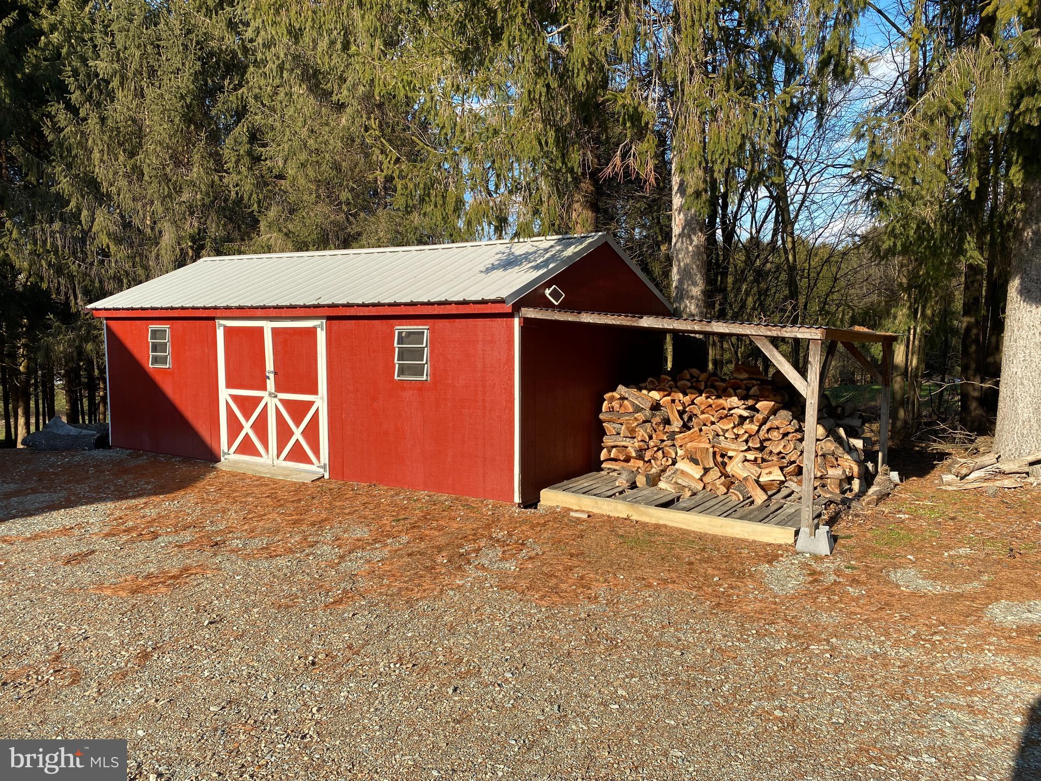 424 Pine Grove Road Nottingham, PA 19362 - Photo 14 of 60 Large Shed and Firewood storage area