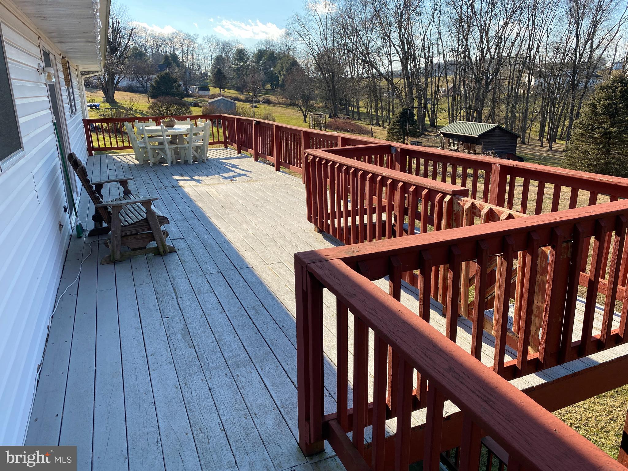 424 Pine Grove Road Nottingham, PA 19362 - Photo 16 of 60 Back Deck with lots of space to entertain