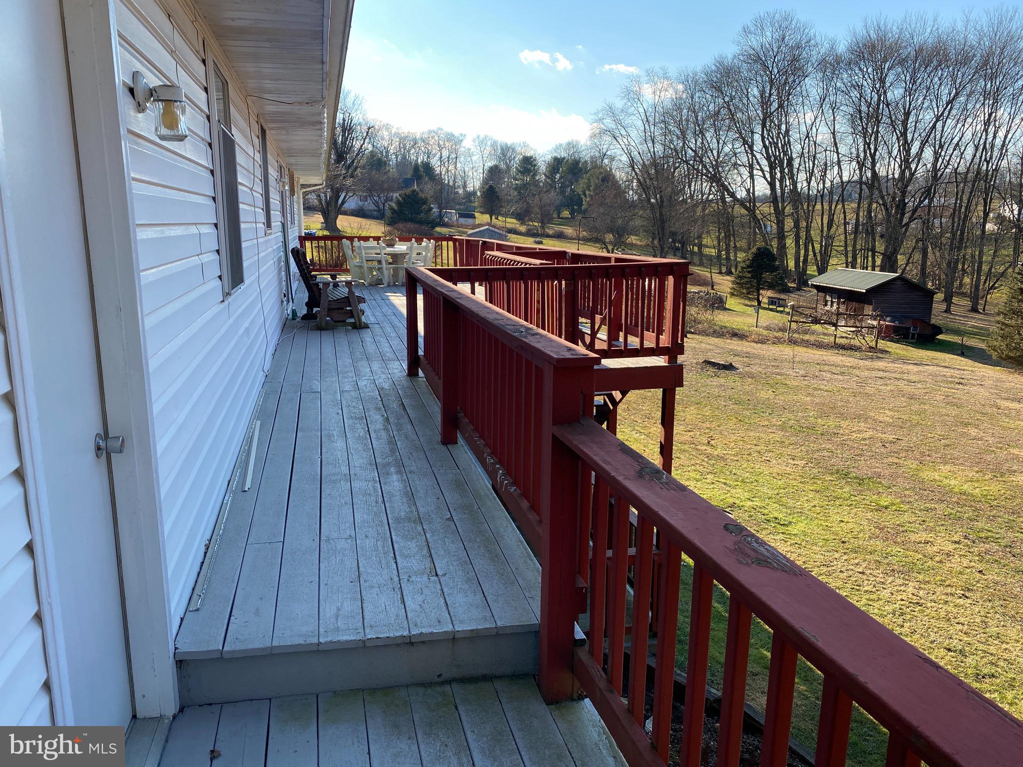 424 Pine Grove Road Nottingham, PA 19362 - Photo 17 of 60 Back Deck with access to garage and driveway