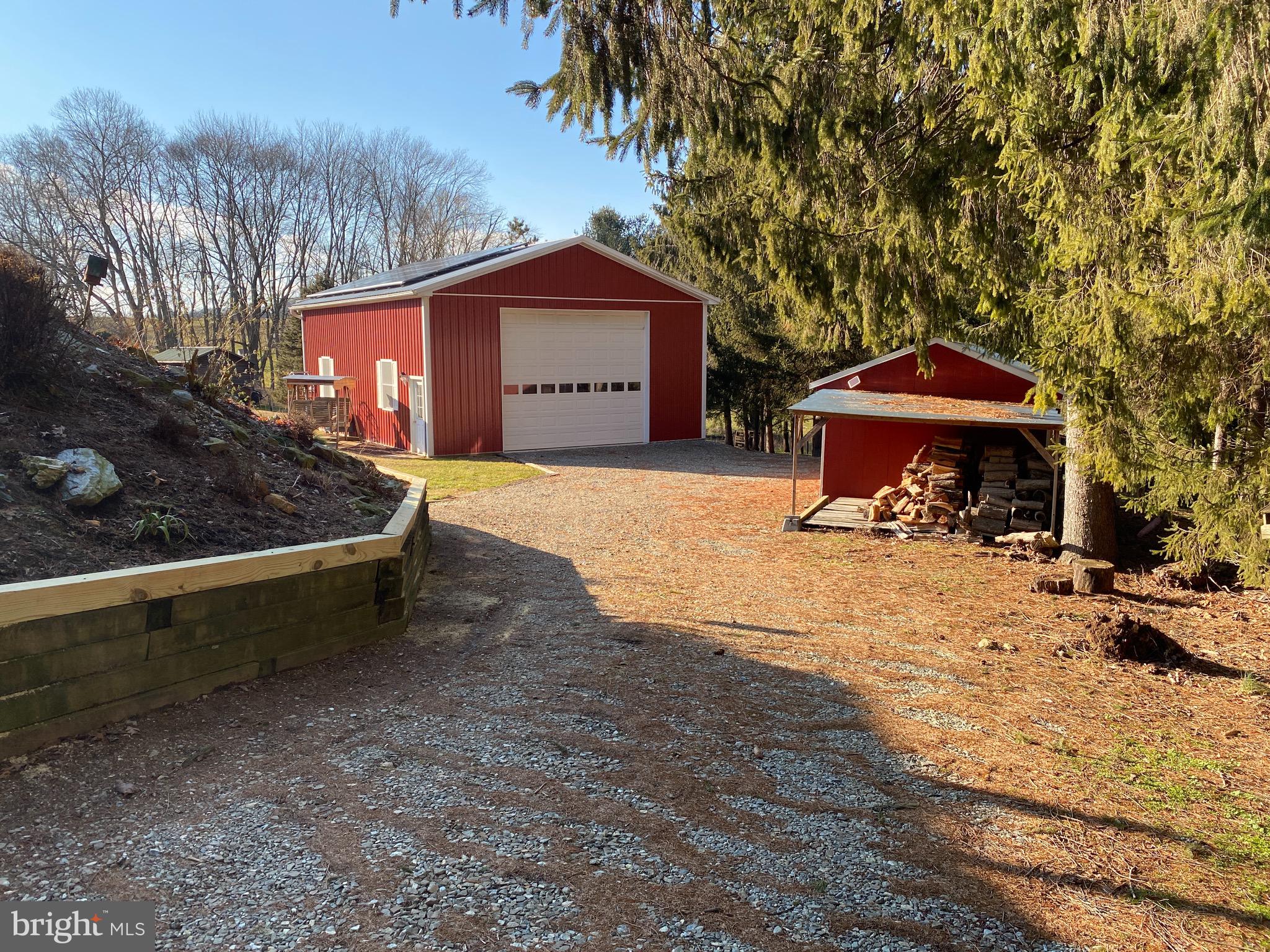 424 Pine Grove Road Nottingham, PA 19362 - Photo 6 of 60 Lower Gravel drive leads to huge Shop and Shed