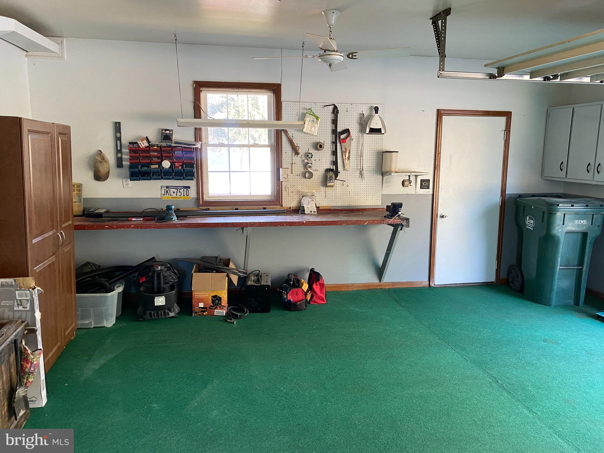 424 Pine Grove Road Nottingham, PA 19362 - Photo 53 of 60 Oversized Attached Garage has built in workbench.