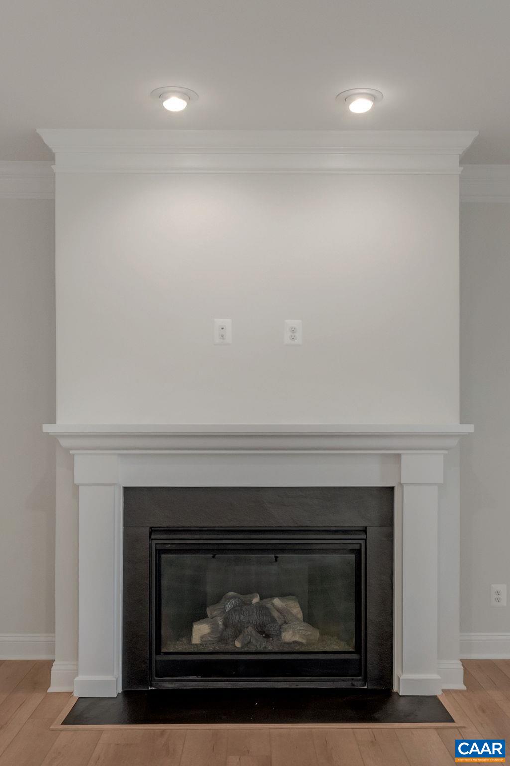 3012 Miranda Crossing Charlottesville, VA 22901 - Photo 25 of 57 a fireplace with a clock on it