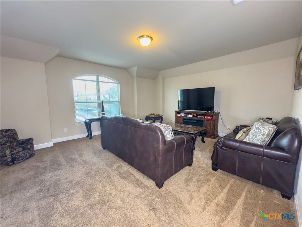 809 Alpino Cibolo, TX 78108 - Photo 24 of 29 a living room with furniture and a flat screen tv
