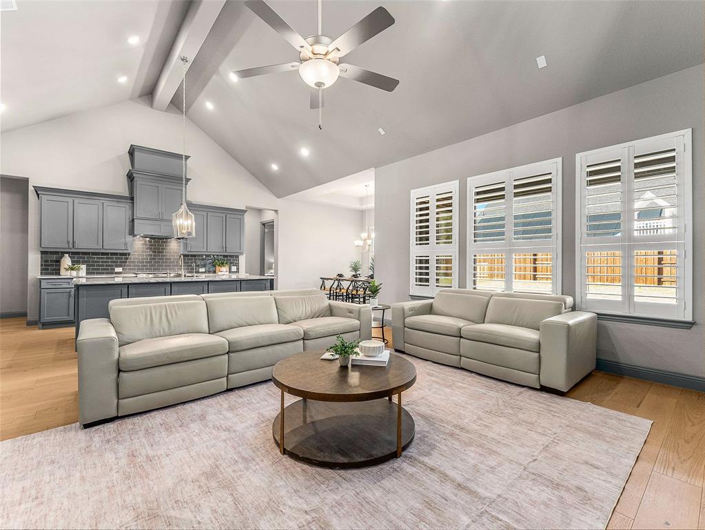 1930 Inwood Lane Prosper, TX 75078 - Photo 11 of 37 a living room with furniture and a large window