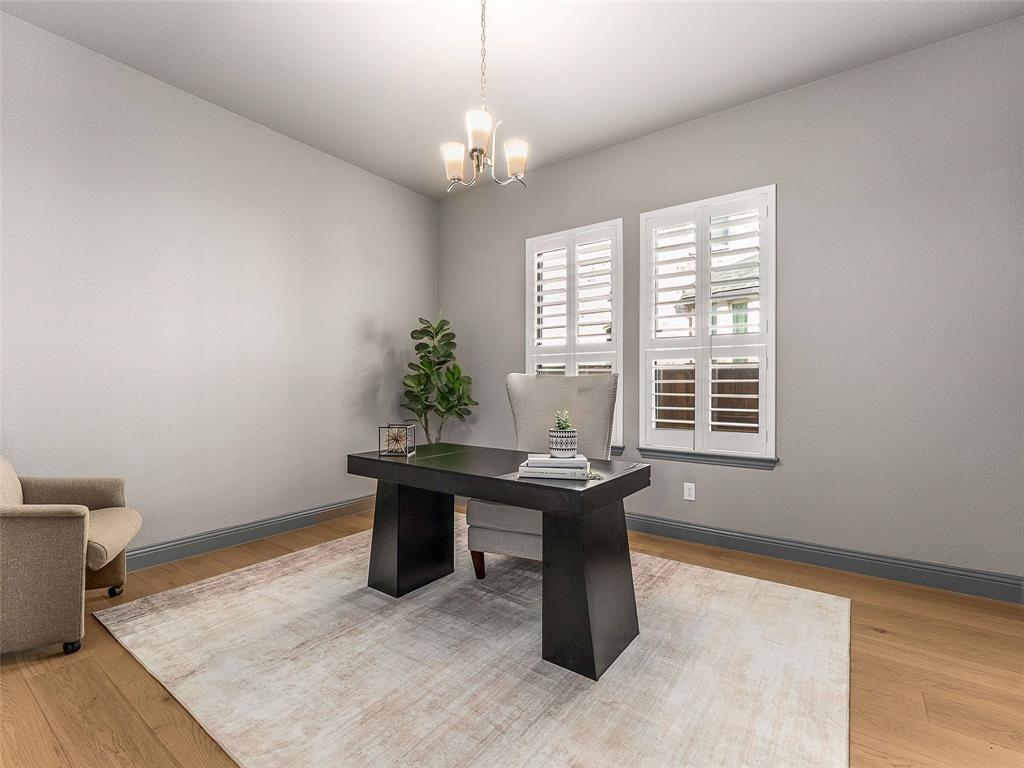 1930 Inwood Lane Prosper, TX 75078 - Photo 18 of 37 a view of a workspace with furniture