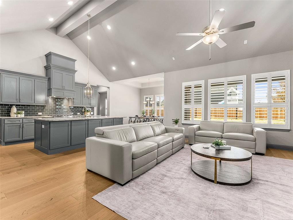 1930 Inwood Lane Prosper, TX 75078 - Photo 4 of 37 a living room with furniture and a large window