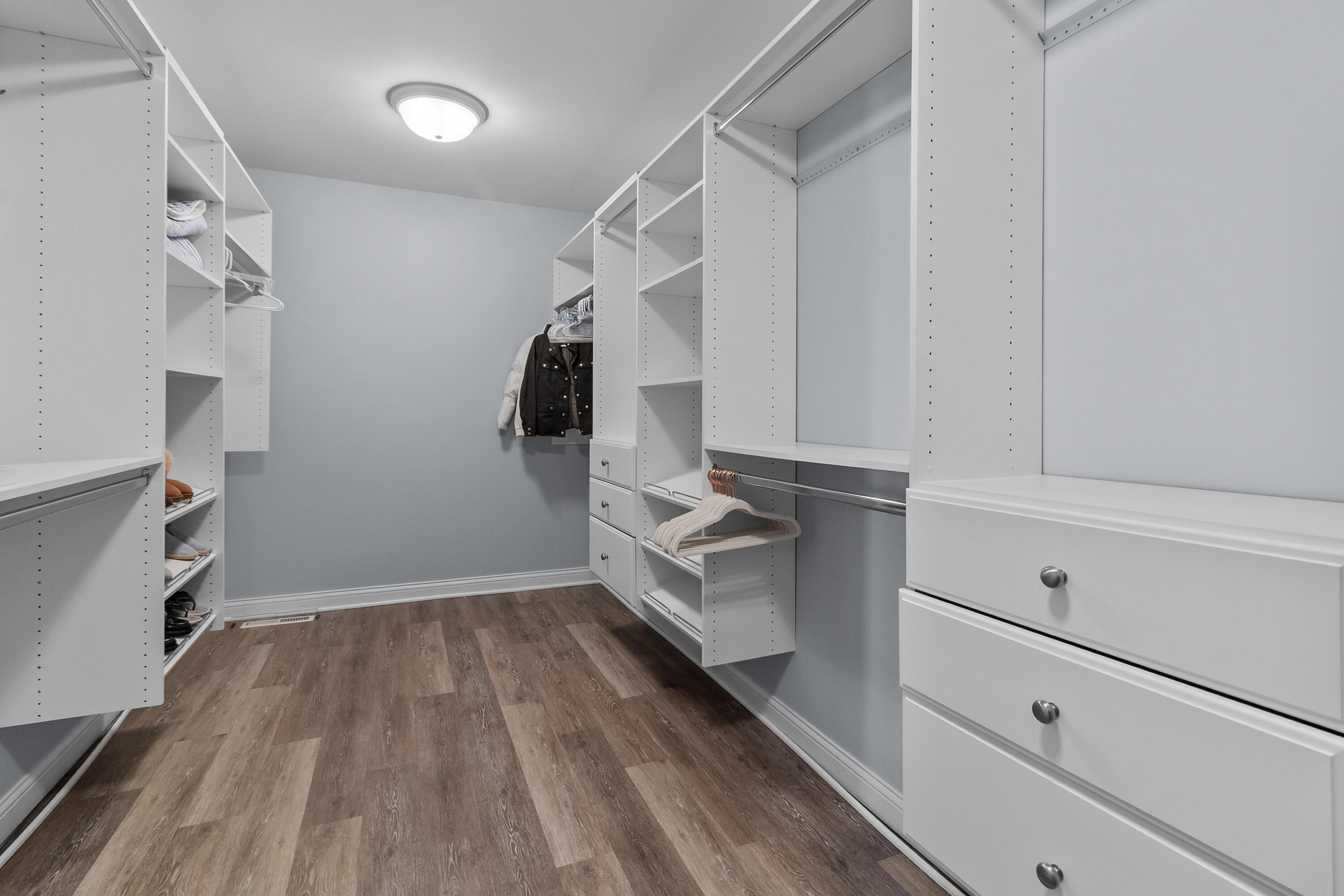 813 Eagleton Drive, Unit 4679 Geneva, WI 53147 - Photo 29 of 53 Upper Level Custom Walk-In Closet Bedroom 2.