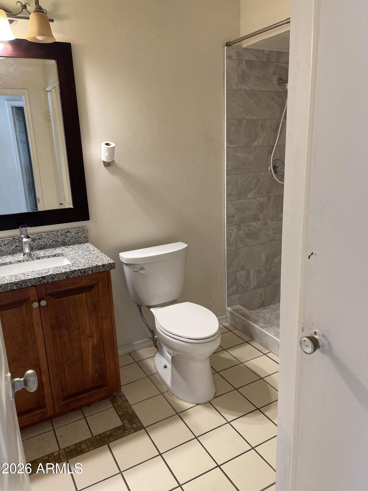 520 West McNeil Street Phoenix, AZ 85041 - Photo 16 of 18 a bathroom with a toilet a sink and mirror