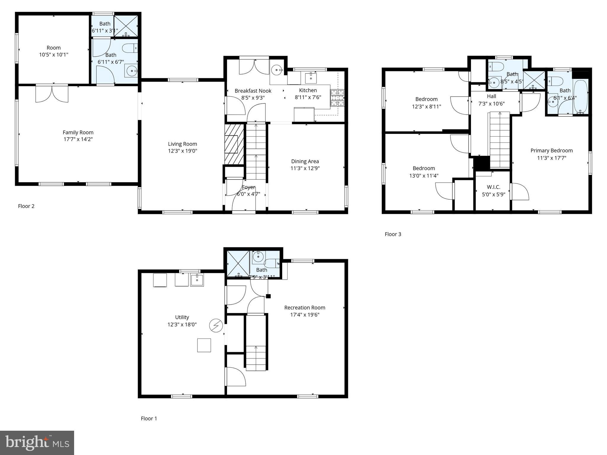 4849 Rodman Street Northwest Washington, DC 20016 - Photo 30 of 30 Floor Plan