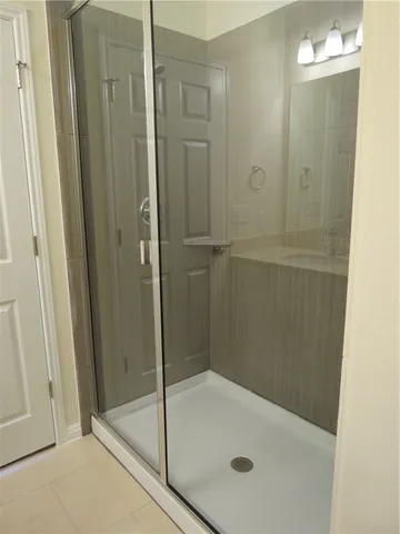 a bathroom with a tub