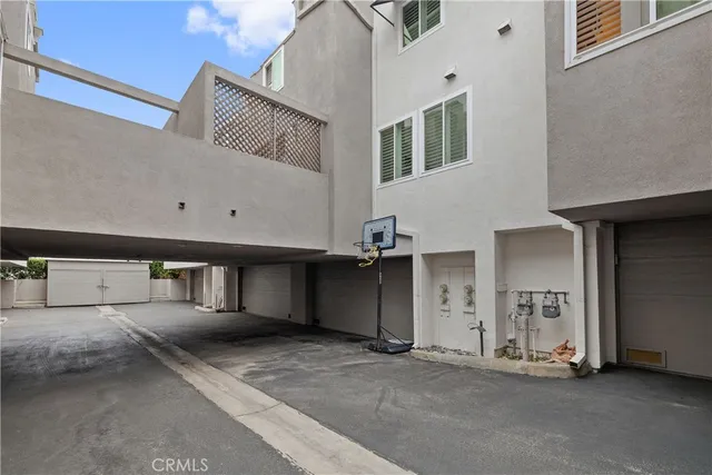 a view of a car garage
