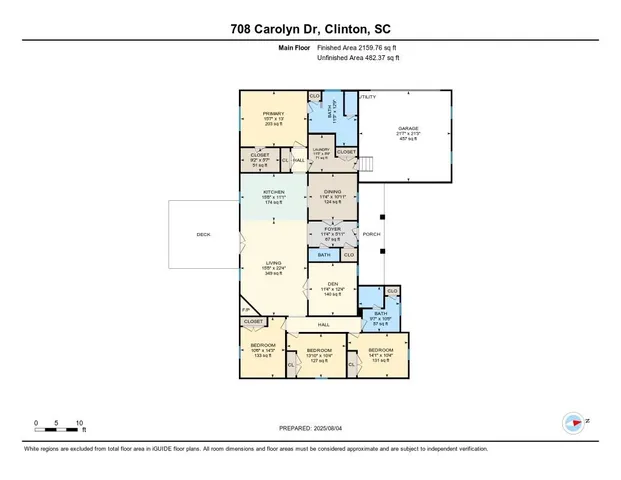$359,000 | 708 Carolyn Drive, Clinton, SC 29325
