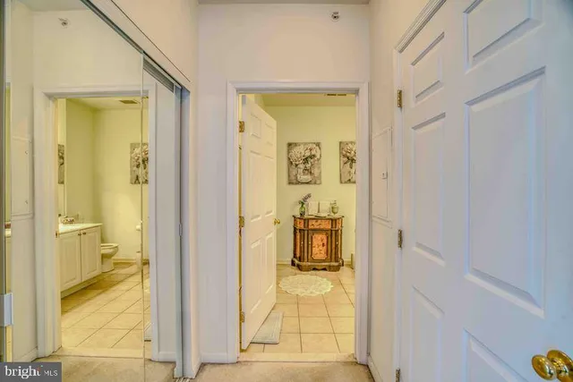 a view of a bathroom from a bathroom