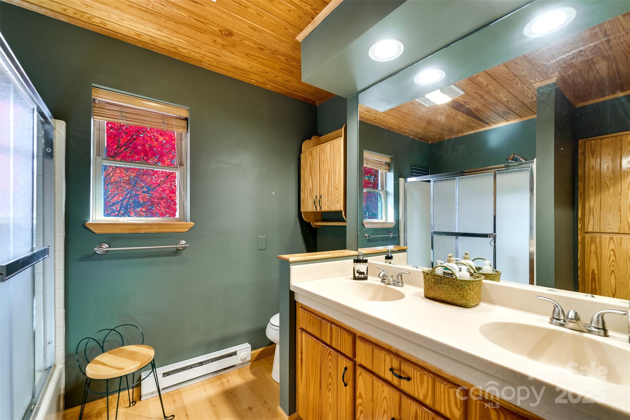 2311 Alarka Road Bryson City, NC 28713 - Photo 17 of 47 a bathroom with a sink and a mirror